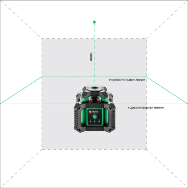 Профессиональный нивелир лазерный ADA ROTARY 400 HV-G SERVO Арт. А00584_7