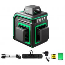 Лазерный уровень ADA Cube 3-360 GREEN Professional Edition Арт. А00573 (Зеленый луч)