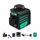 Лазерный уровень ADA Cube 2-360 Green Professional Edition Арт. А00534 (Зеленый луч)_2