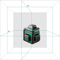 Лазерный уровень ADA Cube 3-360 GREEN Basic Edition Арт. А00560 (Зеленый луч)