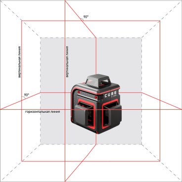 Лазерный уровень ADA CUBE 3-360 Professional Edition с калибровкой Арт. А00572К_5