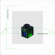 Лазерный уровень ADA CUBE 360 GREEN Basic Edition Арт. А00672 (Зеленый луч)_2