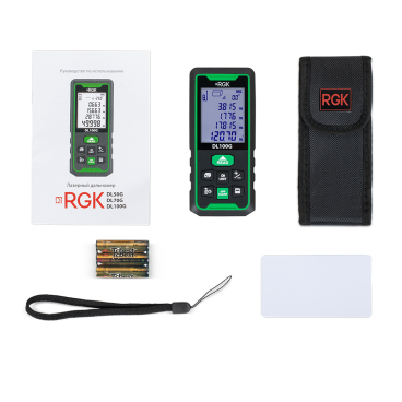 Лазерная рулетка с угломером RGK DL100G Арт. 778190_1