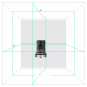 Профессиональный лазерный уровень ADA 6D Servoliner GREEN (Зеленый луч) Арт. А00622_6